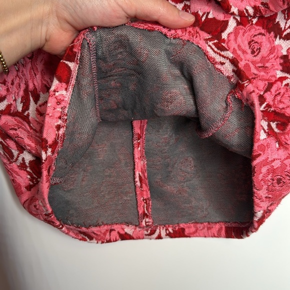 Zara Blogger’s Favorite Pink Floral Jacquard Mini Dress -‎ Medium - Picture 13 of 13